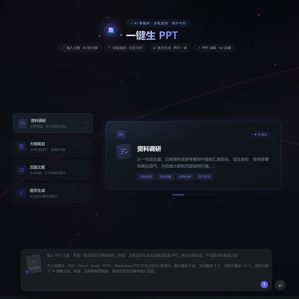 一键生PPT产品案例